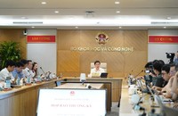 Thứ trưởng Bùi Hoàng Phương chủ trì họp báo