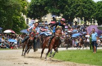 Gần 100 nài ngựa tranh tài Giải đua Vó ngựa Cao nguyên trắng lần thứ 18