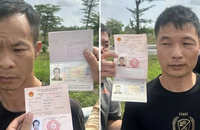 Các nghi phạm bị bắt giữ. Ảnh Công an Quảng Ninh