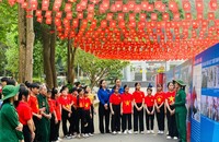 Với nhiều không gian mới mẻ Khu di tích Ngã ba Đồng Lộc huyện Can Lộc (Hà Tĩnh) đã thu hút du khách về với "địa chỉ đỏ".