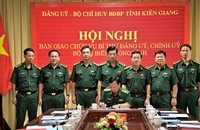 Bàn giao chức trách, nhiệm vụ Bí thư Đảng ủy, Chính ủy Bộ đội Biên phòng tỉnh Kiên Giang