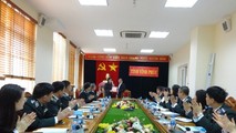 Tổng cục trưởng Mai Lương Khôi thăm và làm việc tại Cục Thi hành án dân sự tỉnh Vĩnh Phúc