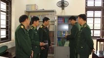 Tủ sách pháp luật tại Đồn Biên phòng Trà Lý, BĐBP Thái Bình