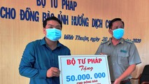 Bộ Tư pháp hỗ trợ đồng bào bị ảnh hưởng Covid-19 ở Vĩnh Thuận, Kiên Giang