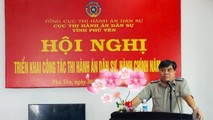 Người nỗ lực trong đổi mới lãnh đạo, điều hành Thi hành án dân sự tỉnh Phú Yên.