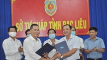 Sở Tư pháp Bạc Liêu ký kết Quy chế phối hợp hỗ trợ pháp lý cho doanh nghiệp nhỏ và vừa