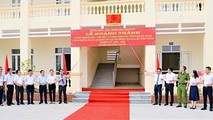 Lễ khánh thành và gắn biển công trình nhà lớp học 3 tầng Trường THCS Quán Toan