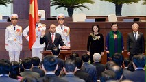 Trang trọng lễ tuyên thệ của Tân thủ tướng Nguyễn Xuân Phúc