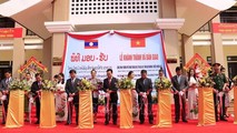 Khánh thành trường học - quà tặng của Tổng Bí thư, Chủ tịch nước Nguyễn Phú Trọng cho tỉnh Bolikhamsay, Lào