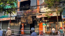 Hiện trường vụ hỏa hoạn.
