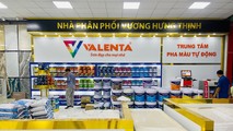 Sản phẩm sơn Valenta được phân phối rộng khắp trên 63 tỉnh thành của cả nước