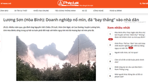 Công ty Hoàng Đạt phản hồi về việc khai thác đá