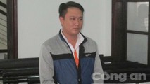 Bị cáo Phan Ngọc Duy Cường trước tòa. Ảnh CA TPHCM