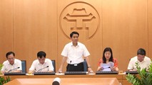 Chủ tịch UBND TP Nguyễn Đức Chung phát biểu tại buổi kiểm tra