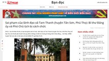 Cần khởi tố vụ án để điều tra sai phạm của nguyên lãnh đạo xã Tam Thanh (Phú Thọ)