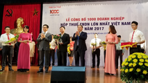 Công ty FrieslandCampina VN thuộc Top 100 doanh nghiệp đóng góp nhiều nhất cho ngân sách Nhà nước 2016-2017