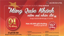 Cơ hội trở thành tỷ phú khi gửi tiền tại Agribank nhân dịp Quốc Khánh 2/9