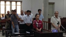 Các bị cáo tại phiên tòa
