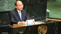 Thủ tướng phát biểu tại Phiên thảo luận cấp cao khoá 73 của ĐHĐ LHQ. Ảnh Chinhphu.vn