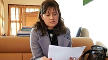 Bà Tuyến bức xúc trình bày sự việc