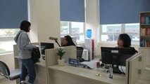 Bộ phận “một cửa” Chi cục Thuế khu vực Uông Bí - Quảng Yên (Cục Thuế Quảng Ninh) hoạt động bình thường sau khi hợp nhất