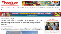 Báo Pháp luật Việt Nam có nhiều bài viết phản ánh việc doanh nghiệp có nguy cơ “chết yểu” vì văn bản xác minh của CQĐT ở Khánh Hòa