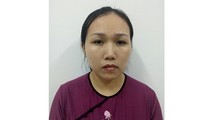 Đối tượng Tuyền làm việc với CQĐT. (Công an cung cấp)