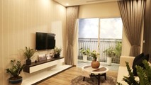 Không gian mở trong lành tại căn hộ Anland Premium