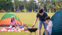 Khám phá địa điểm cắm trại tuyệt đẹp dành cho các gia đình tại Khu đô thị Ecopark