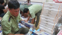 Tang vật một vụ thuốc lá lậu