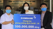 Eximbank tiếp tục ủng hộ 500 triệu đồng tiếp sức cho BV Bệnh Nhiệt đới Trung ương