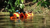 Con suối tìm thấy thi thể bà Mừng. (Ảnh: Thanh niên)