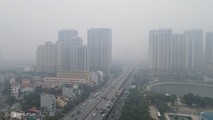Một cảnh tượng ô nhiễm không khí tại Hà Nội.