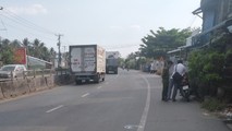 Đoạn đường nơi xảy ra án mạng.