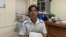 Ông Nguyễn Văn Sơn trao đổi sự việc.