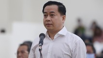 Vũ “Nhôm” tại một phiên tòa năm 2020.