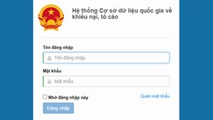 Đề xuất đối tượng được khai thác cơ sở dữ liệu quốc gia về giải quyết khiếu nại, tố cáo