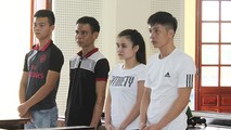 Nhóm đối tượng nhận án phạt tù tại phiên tòa