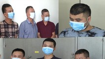 Các đối tượng trong đường dây cá độ gần 150 tỷ bị Phòng Cảnh sát hình sự Công an tỉnh Thanh Hóa bắt giữ.
