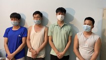 Các đối tượng bị bắt giữ.