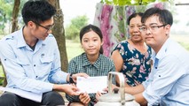Formosa Hà Tĩnh là doanh nghiệp "đỡ đầu" cho nhiều em nhỏ có hoàn cảnh khó khăn.