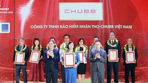 Đây là năm thứ 4 liên tiếp Chubb Life Việt Nam vinh dự được vinh danh trong Top 500 doanh nghiệp lợi nhuận tốt nhất Việt Nam.