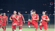 Các cầu thủ đang háo hức trước trận cầu với Indonesia.