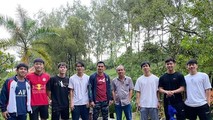 Bầu Đức, HLV Kiatisak và các cầu thủ HAGL, đều là tuyển thủ quốc gia