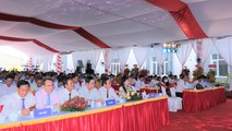 Lễ khởi động lắp đặt thiết bị nhà máy điện mặt trời Sao Mai - giai đoạn 2 và khánh thành nhà máy nước uống thiên nhiên An Hảo
