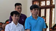 Các bị cáo tại tòa.