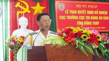 Trao Quyết định bổ nhiệm Cục trưởng và Cờ thi đua của Chính phủ cho Cục THADS tỉnh Đồng Tháp