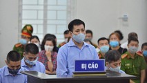 Các bị cáo tại tòa.