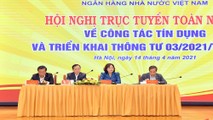 Thống đốc NHNN Nguyễn Thị Hồng chủ trì Hội nghị.