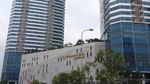 Toà nhà Keangnam, nơi xảy ra sự việc.
